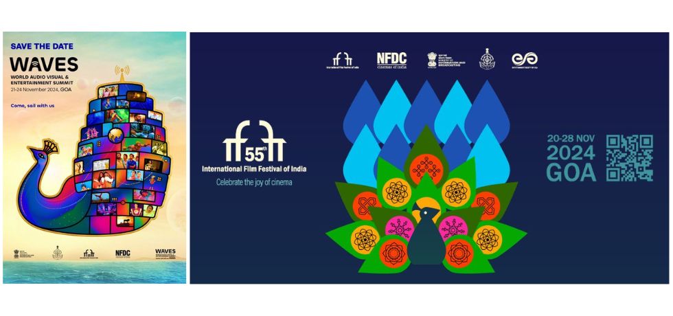 Vrh avdiovizualne in zabavne industrije WAVES v GOI ob robu 55. mednarodnega filmskega festivala v Indiji (IFFI)